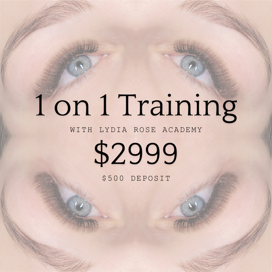 1 ON 1 - 3 Day Lash Artistry Qualification Training - (DEPOSIT $500)